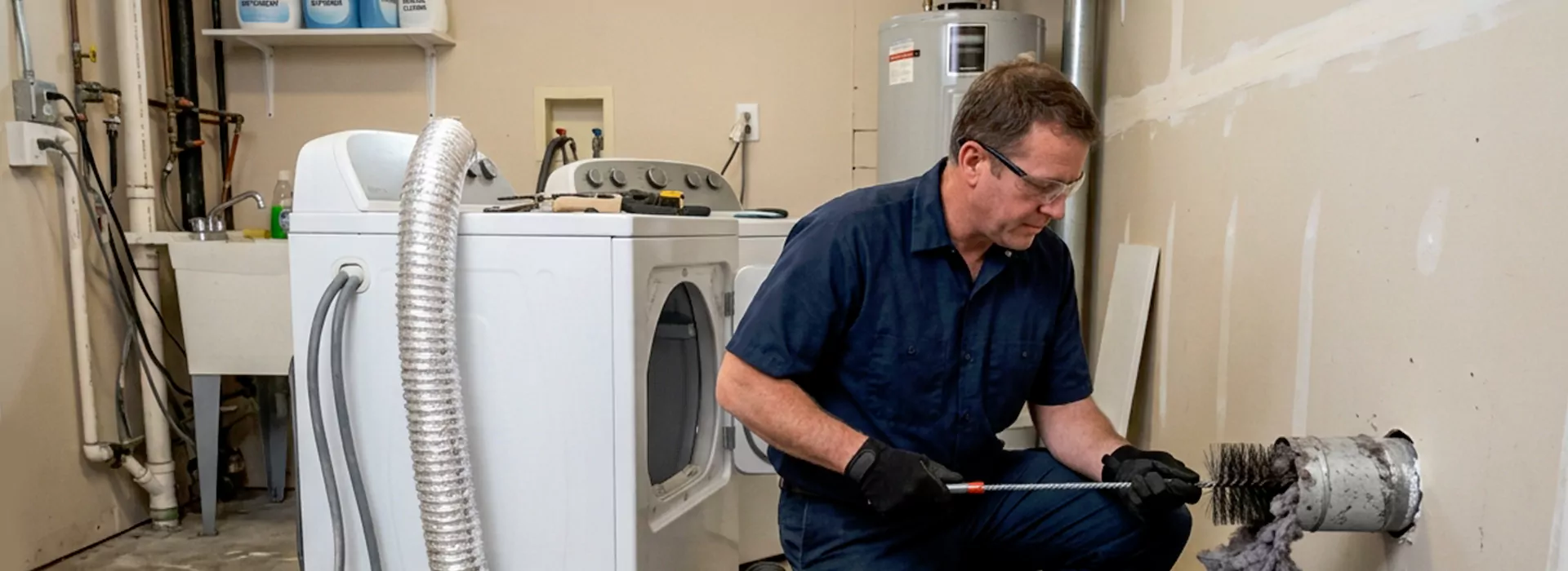 Clogged Dryer Vent Repair in Franklin Township, New Jersey