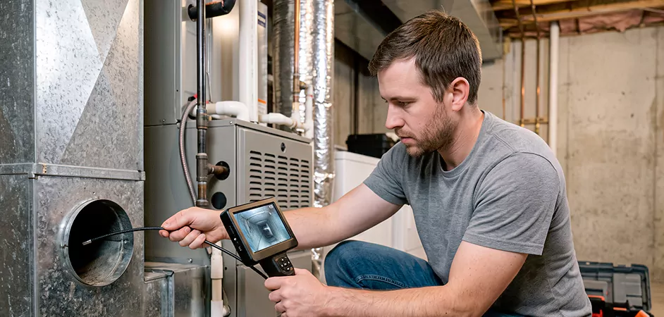 Air Duct Camera Inspection in Franklin Township, NJ