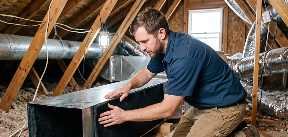 Acoustic Duct Liner Installation in Franklin Township