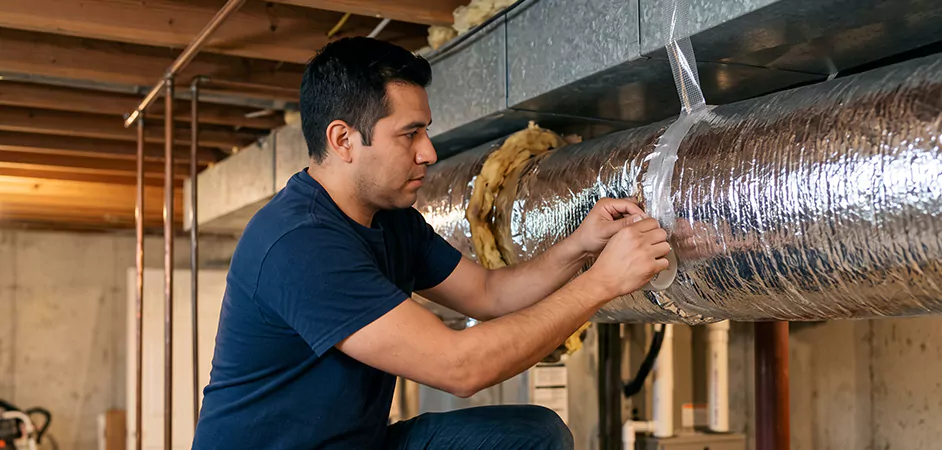 Duct Insulation Upgrade in Franklin Township