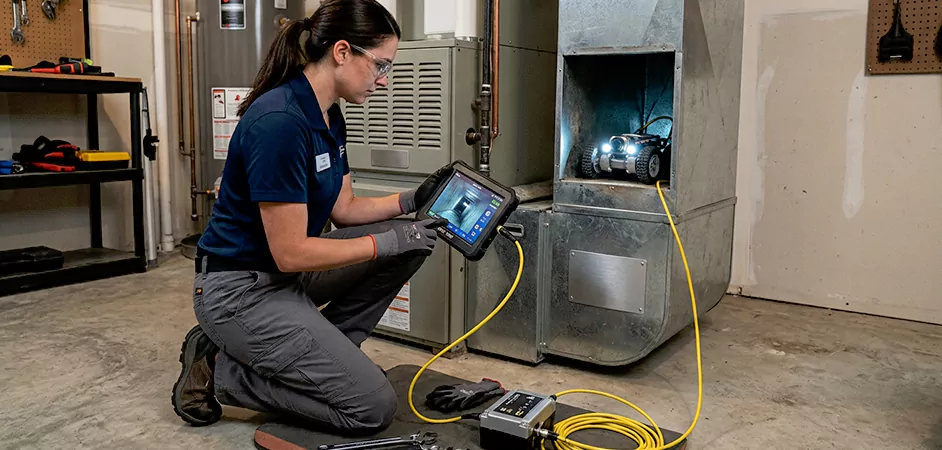 Robotic Duct Inspection in Franklin Township
